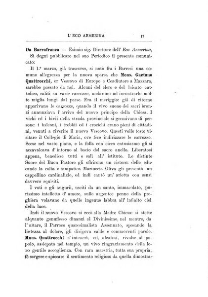 L'eco armerina periodico quindicinale