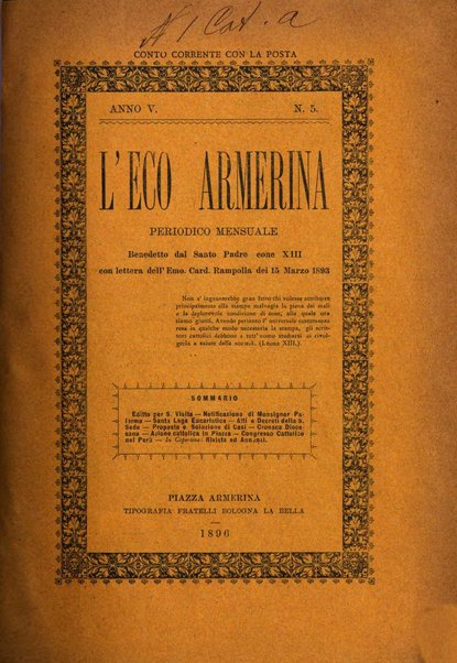 L'eco armerina periodico quindicinale