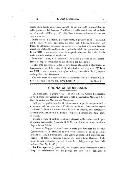 L'eco armerina periodico quindicinale