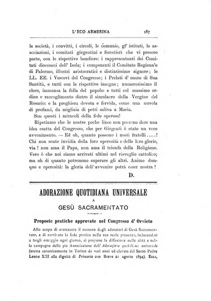 L'eco armerina periodico quindicinale