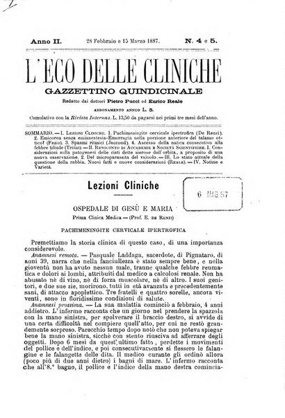 L'eco delle cliniche gazzettino quindicinale