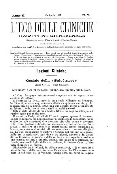 L'eco delle cliniche gazzettino quindicinale