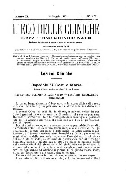 L'eco delle cliniche gazzettino quindicinale