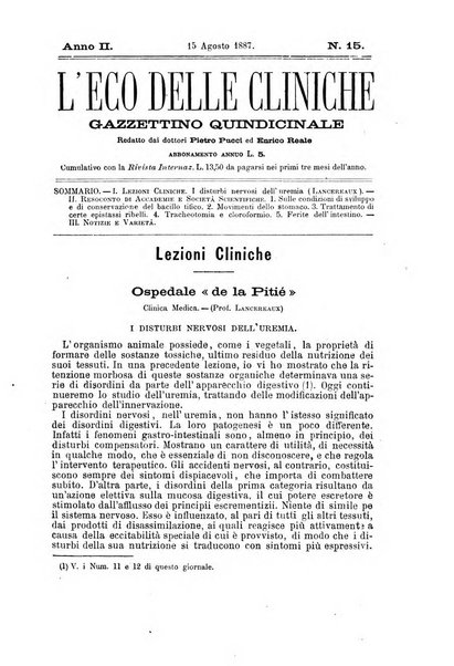 L'eco delle cliniche gazzettino quindicinale