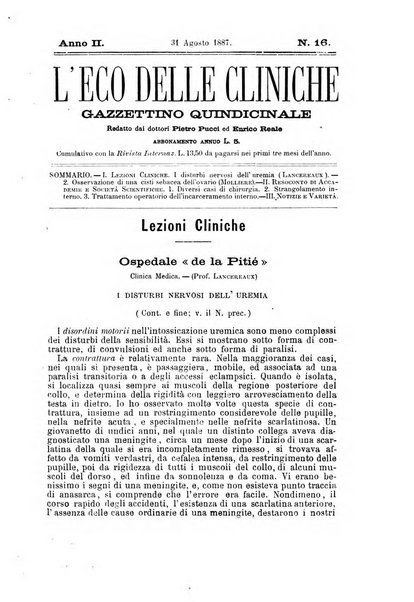 L'eco delle cliniche gazzettino quindicinale