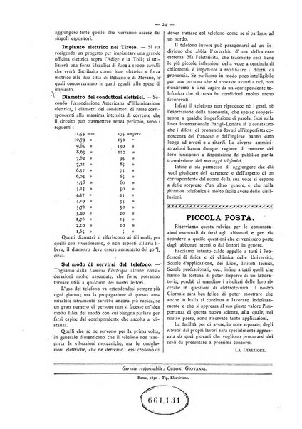 L'elettricista rivista mensile di elettrotecnica