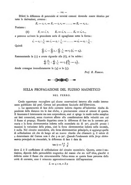 L'elettricista rivista mensile di elettrotecnica