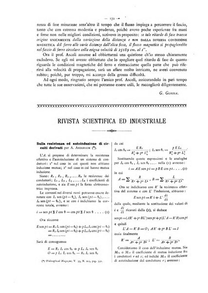 L'elettricista rivista mensile di elettrotecnica