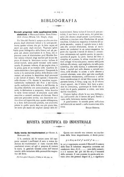 L'elettricista rivista mensile di elettrotecnica