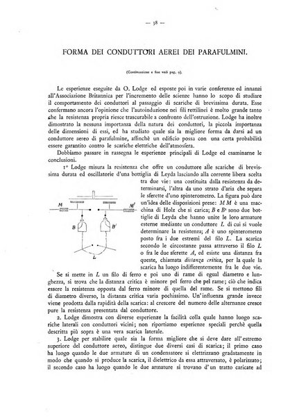 L'elettricista rivista mensile di elettrotecnica