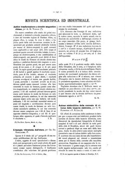 L'elettricista rivista mensile di elettrotecnica