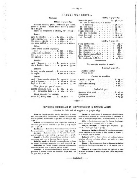 L'elettricista rivista mensile di elettrotecnica