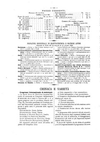 L'elettricista rivista mensile di elettrotecnica