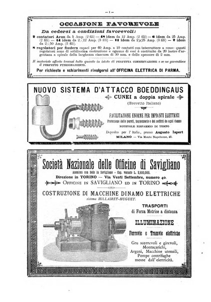 L'elettricista rivista mensile di elettrotecnica