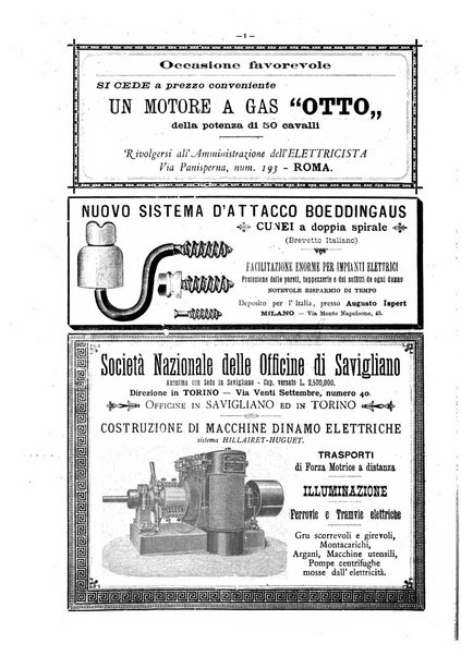 L'elettricista rivista mensile di elettrotecnica