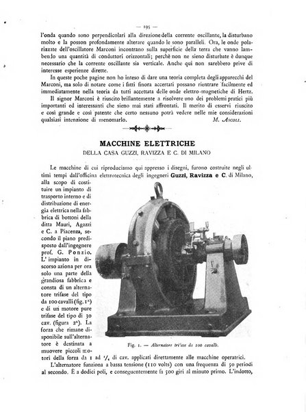 L'elettricista rivista mensile di elettrotecnica