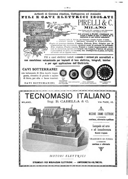 L'elettricista rivista mensile di elettrotecnica