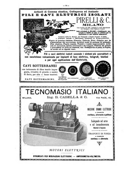 L'elettricista rivista mensile di elettrotecnica