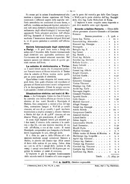 L'elettricista rivista mensile di elettrotecnica