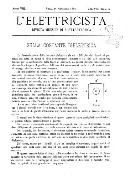 L'elettricista rivista mensile di elettrotecnica