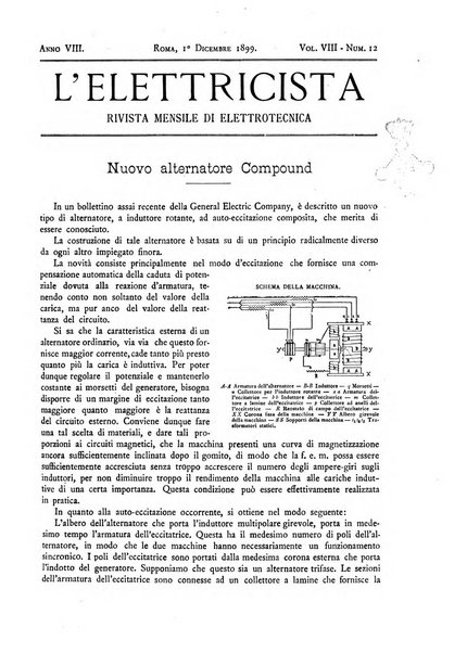 L'elettricista rivista mensile di elettrotecnica