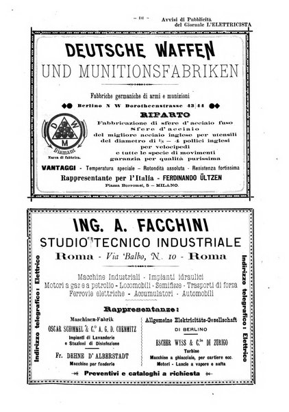 L'elettricista rivista mensile di elettrotecnica