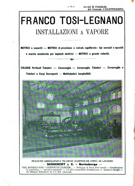 L'elettricista rivista mensile di elettrotecnica