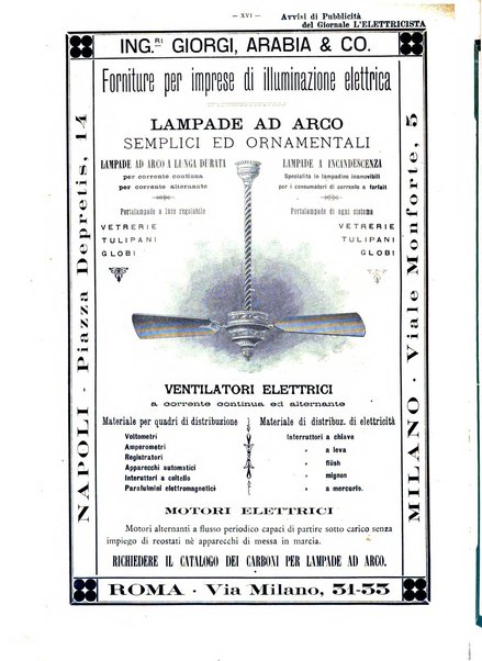 L'elettricista rivista mensile di elettrotecnica