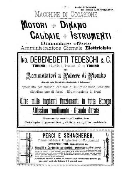 L'elettricista rivista mensile di elettrotecnica