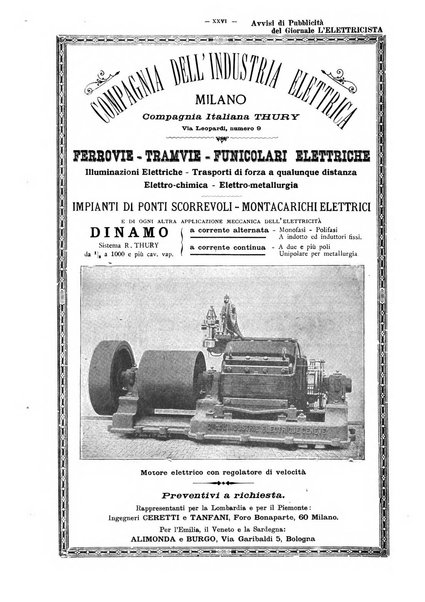 L'elettricista rivista mensile di elettrotecnica