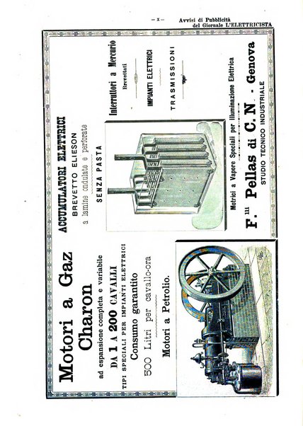 L'elettricista rivista mensile di elettrotecnica