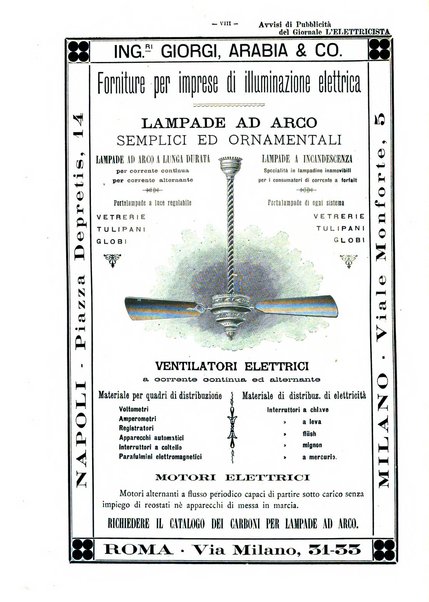 L'elettricista rivista mensile di elettrotecnica