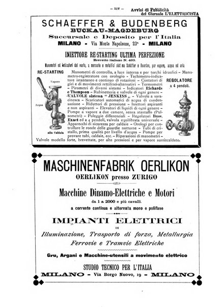 L'elettricista rivista mensile di elettrotecnica