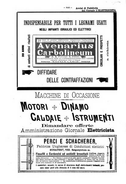 L'elettricista rivista mensile di elettrotecnica