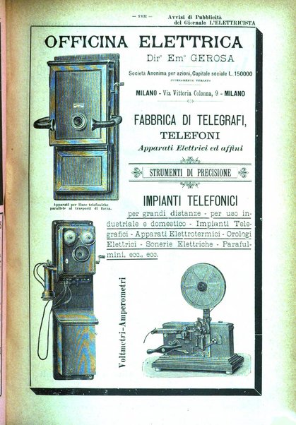 L'elettricista rivista mensile di elettrotecnica