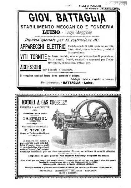 L'elettricista rivista mensile di elettrotecnica