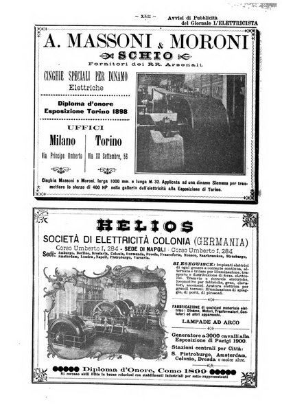 L'elettricista rivista mensile di elettrotecnica