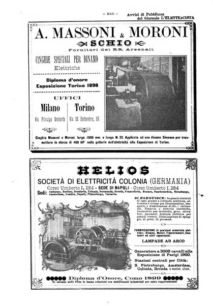 L'elettricista rivista mensile di elettrotecnica