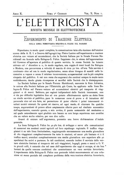 L'elettricista rivista mensile di elettrotecnica