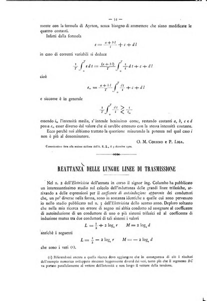 L'elettricista rivista mensile di elettrotecnica