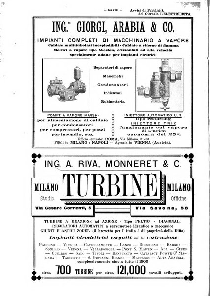 L'elettricista rivista mensile di elettrotecnica