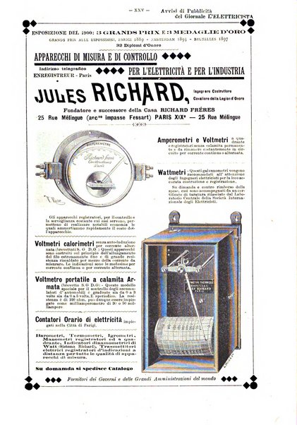 L'elettricista rivista mensile di elettrotecnica