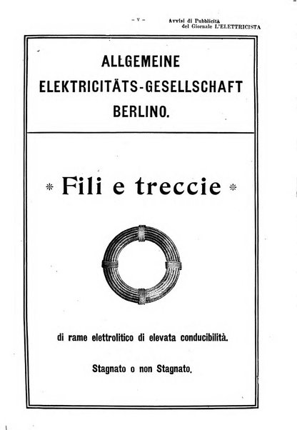 L'elettricista rivista mensile di elettrotecnica