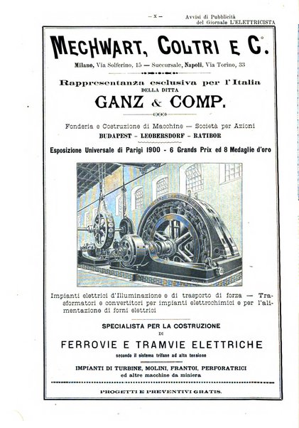 L'elettricista rivista mensile di elettrotecnica