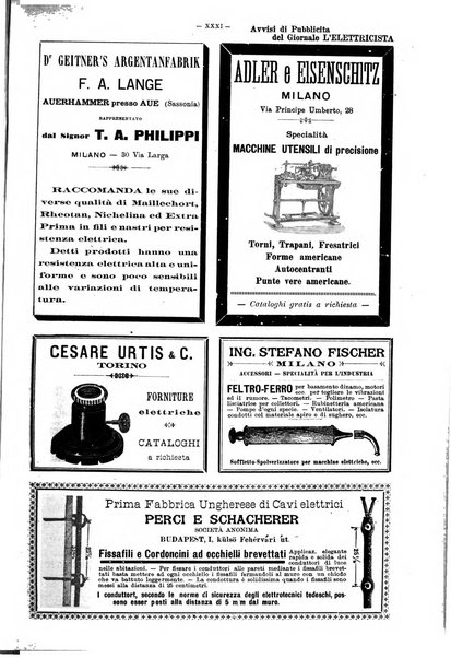 L'elettricista rivista mensile di elettrotecnica