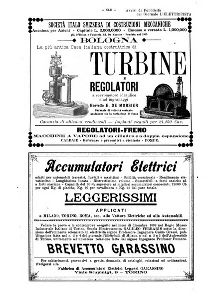 L'elettricista rivista mensile di elettrotecnica