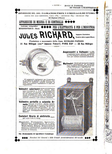 L'elettricista rivista mensile di elettrotecnica