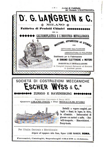 L'elettricista rivista mensile di elettrotecnica