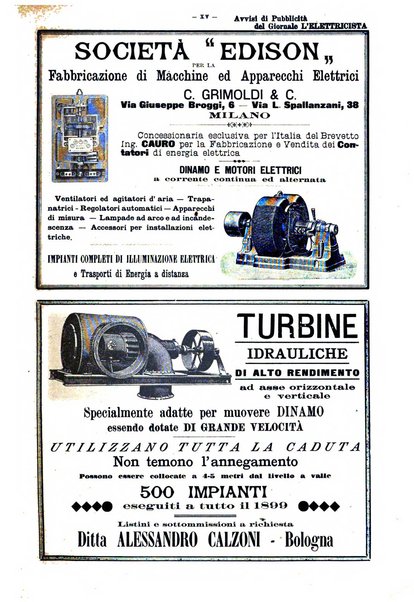 L'elettricista rivista mensile di elettrotecnica