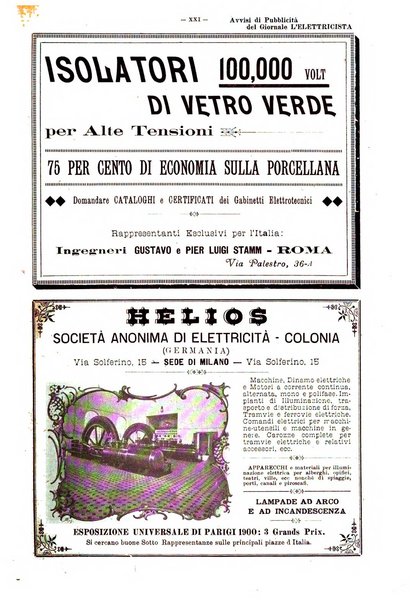 L'elettricista rivista mensile di elettrotecnica